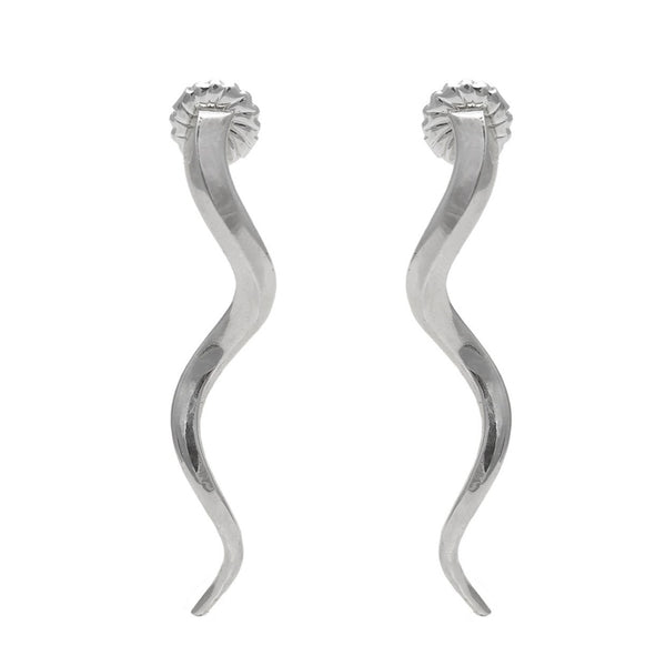 Kudu Earrings Silver