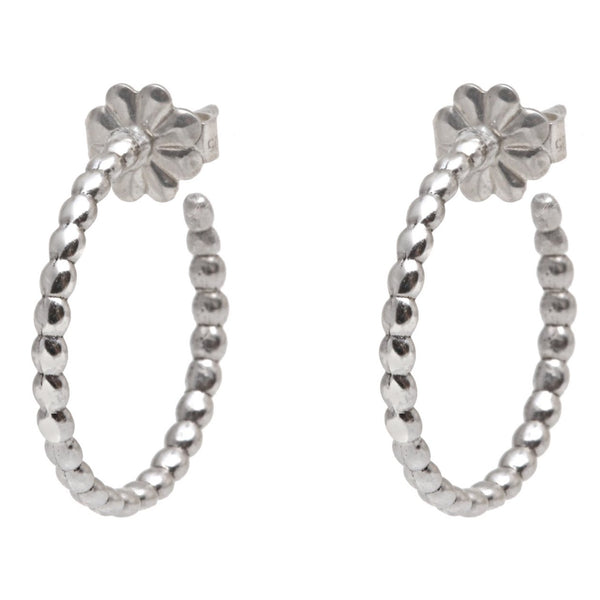 Rock Earrings Silver