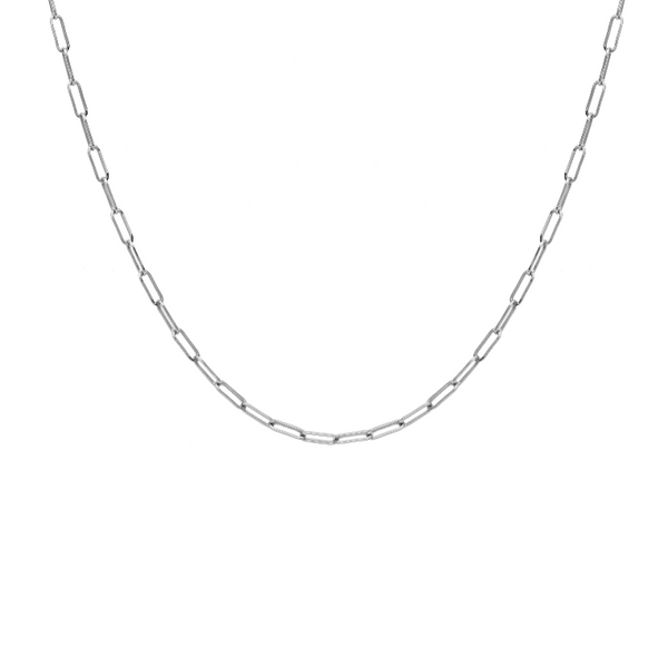 Paper Clip Chain (Silver)