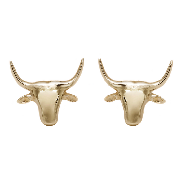 Nguni Bull Cufflinks (Yellow Gold)