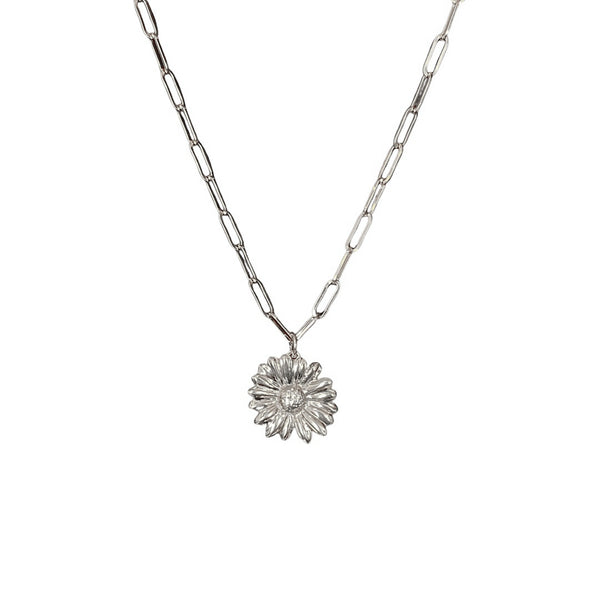 The Daisy Necklace (Solid Silver)