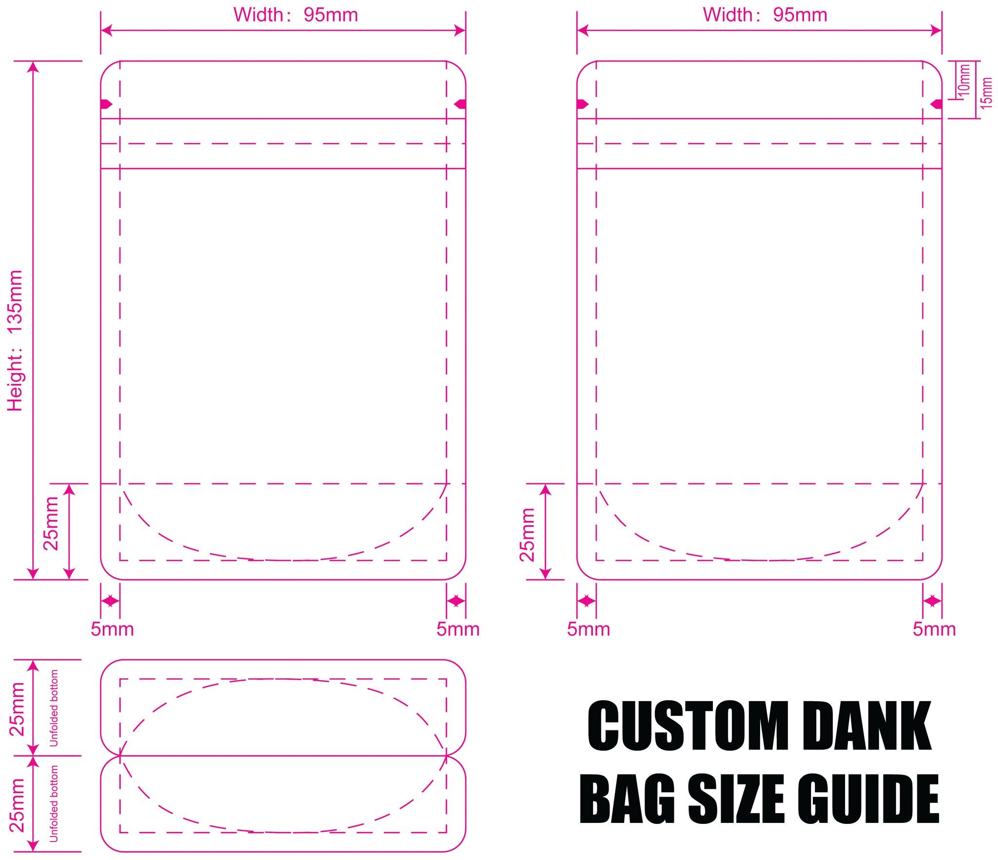 Mylar Bag Template Illustrator