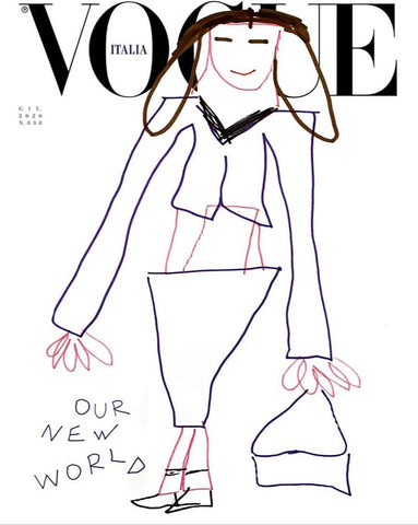 Vogue Italia Magazine June 2020 8 Covers Bundle the CHILDREN issue #Ou