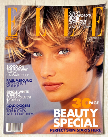 ELLE Australia Magazine September 1994 MANON VON GERKAN Rachel Hunter