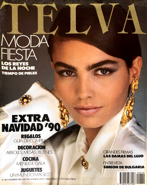 TELVA Magazine December 1990 INES SASTRE Judit Masco PATRICIA VELASQUE