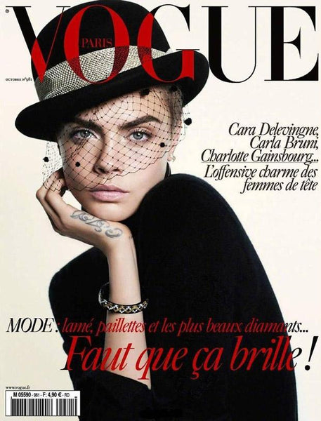 VOGUE Paris Magazine October 2017 CARA DELEVINGNE Cameron Russell LUNA