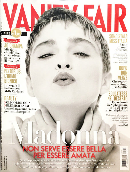 Madonna Vanity Fair Magazine Italia January 2012 Jo Champa CHRISTINA R