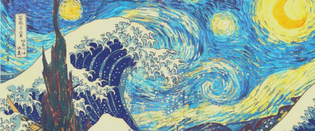 La Vague d'Hokusai revisitée - Vague Graphique