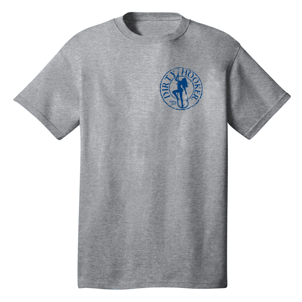 Dirty Hooker Classic Navy Blue T-Shirt – Dirty Hooker Fishing Gear