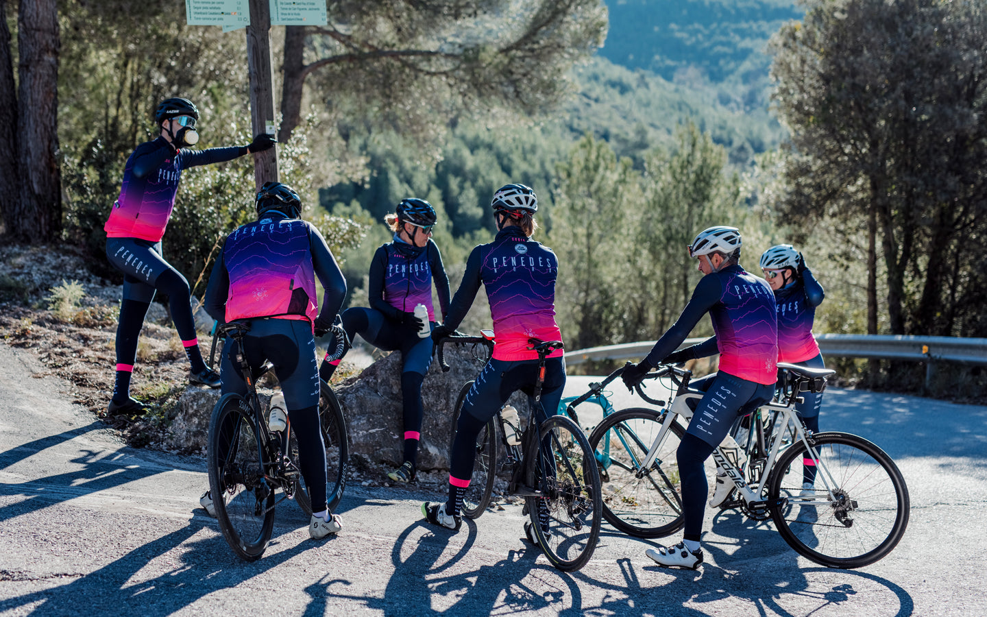 Cycling in the Penedes