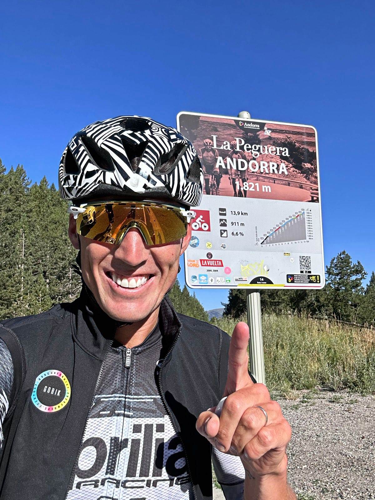 Aleix Espargaró. Cycling training.