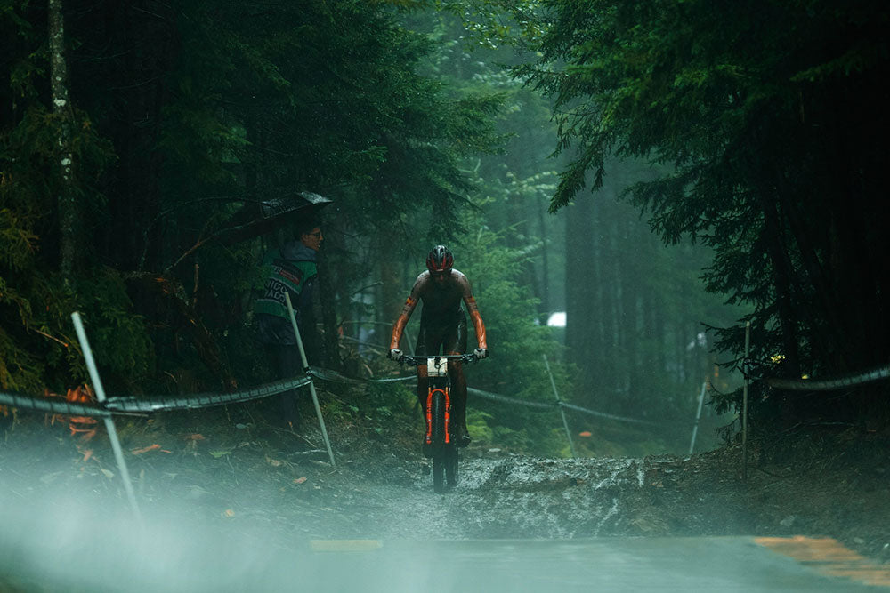 David Valero en la carrera de XCO de Mounta Bike de Snowshoe 2022 USA