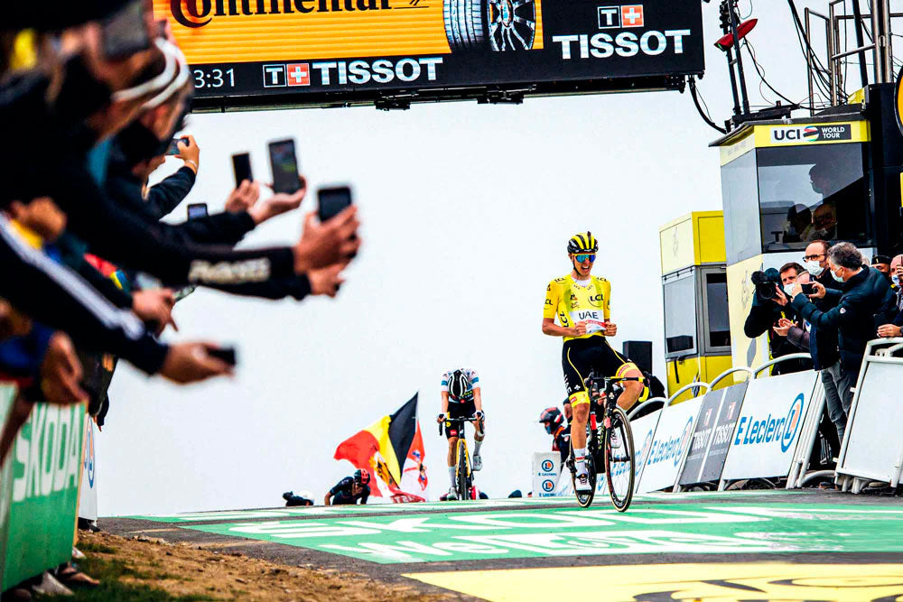 Tadej Pogacar en el tour de Francia 2021