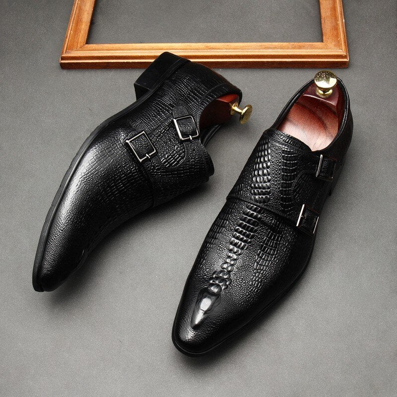 Men Luxury Genuine Leather Dress Shoes