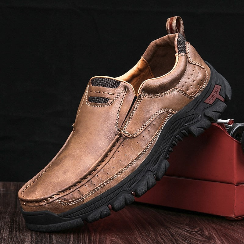 Full Grain Men Outdoor Leather Shoes( 💥Over $89+ ,Code SAVE10🛒) – Luckum