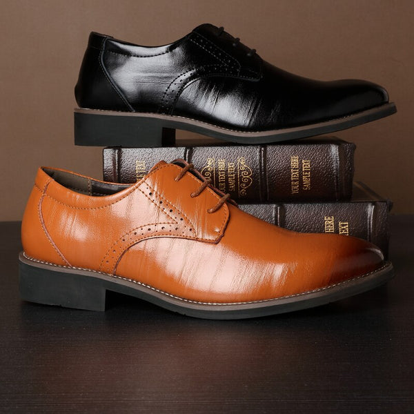 Men's Shoes-Fashion Breathable Business Lace Up Oxfords Shoe – Luckum