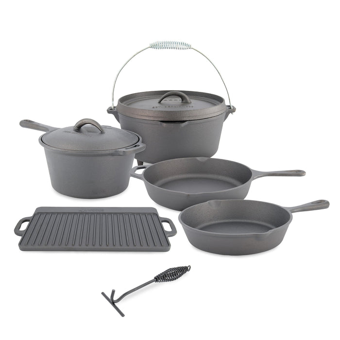 pampered chef cast iron set