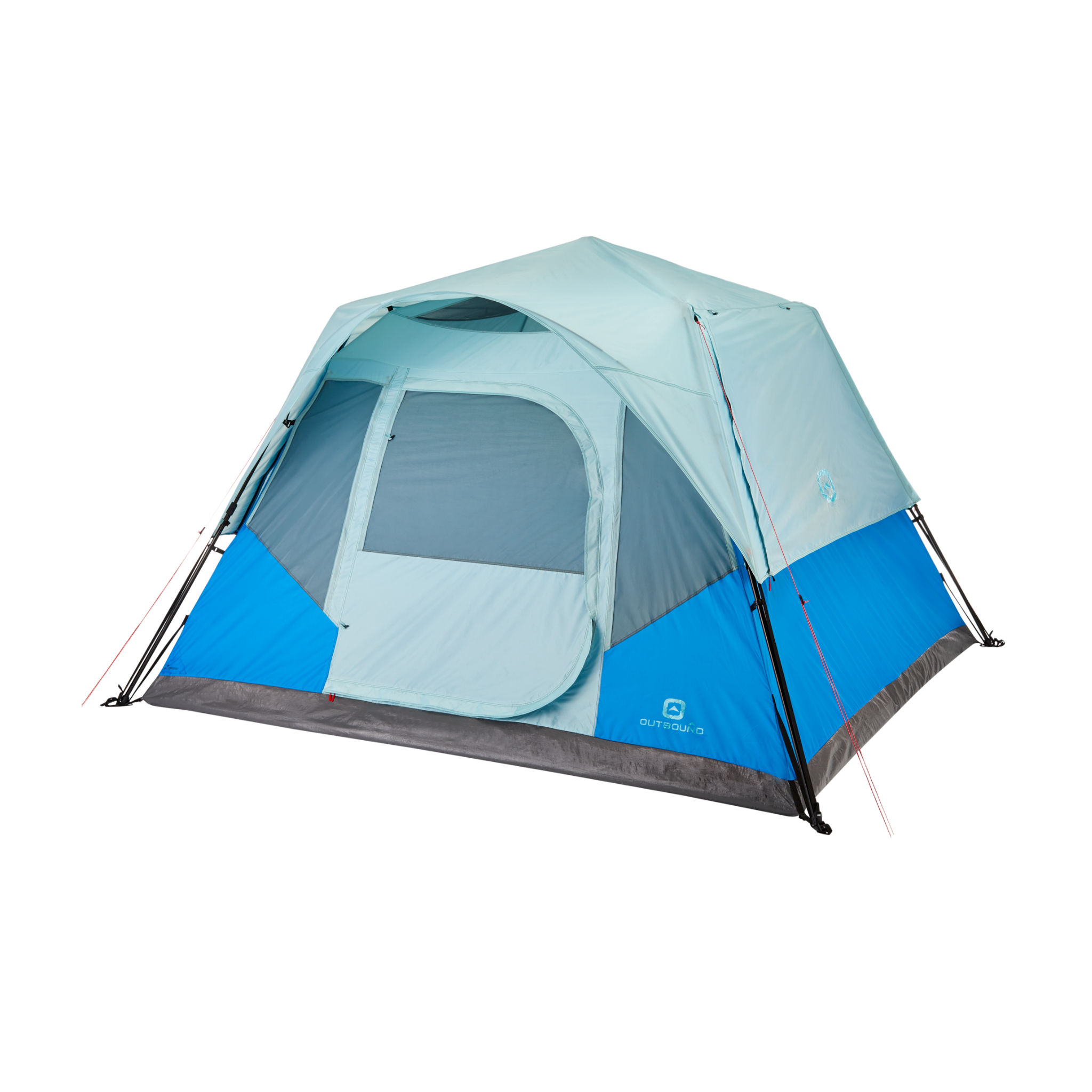nogmaals audit Vergevingsgezind Outbound 6-Person Instant Pop-Up Cabin Tent with Carry Bag and Rainfly -  Blue | Woods