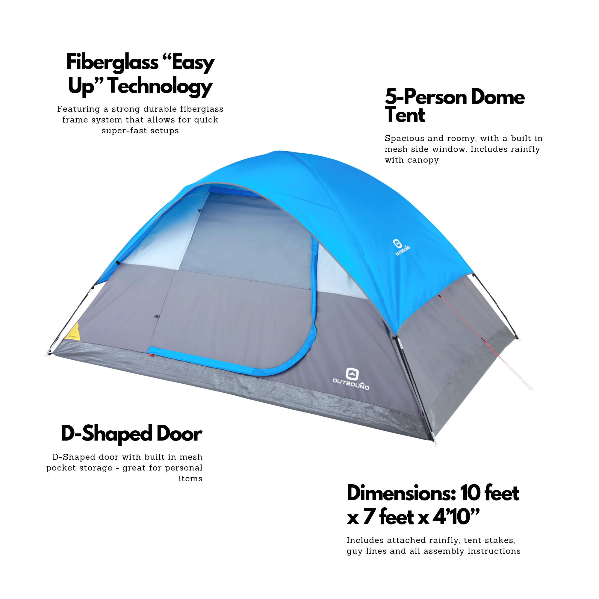 outbound 5 piece luggage set