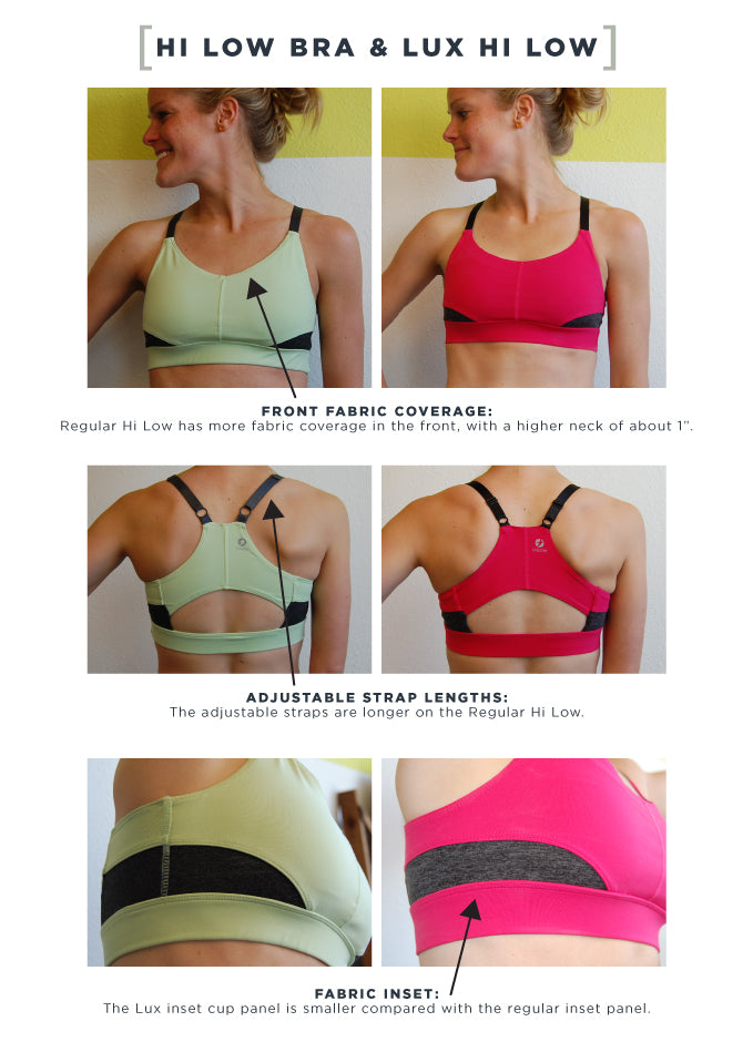 Special Edition of the Hi Low Bra: Lux Love! – OISELLE