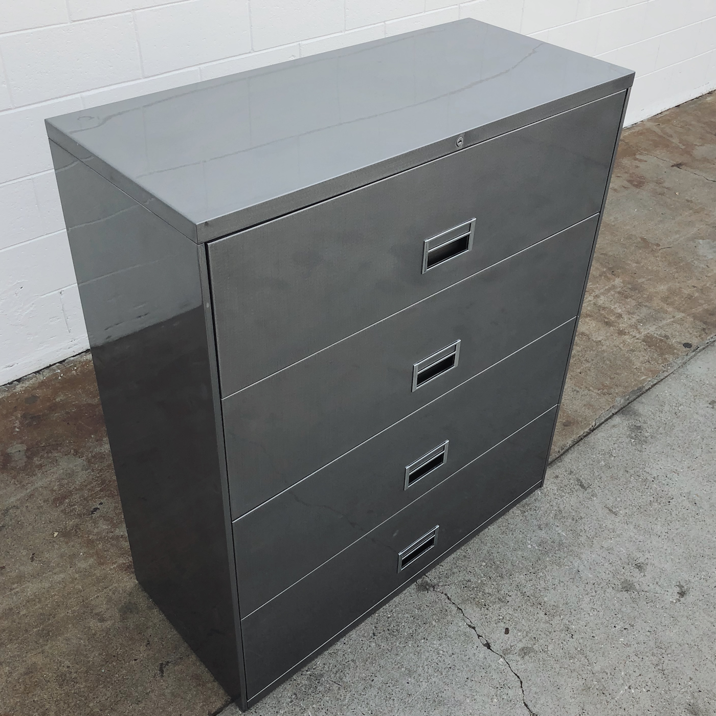 Vintage Steel Lateral File Cabinet Retro Office Inc