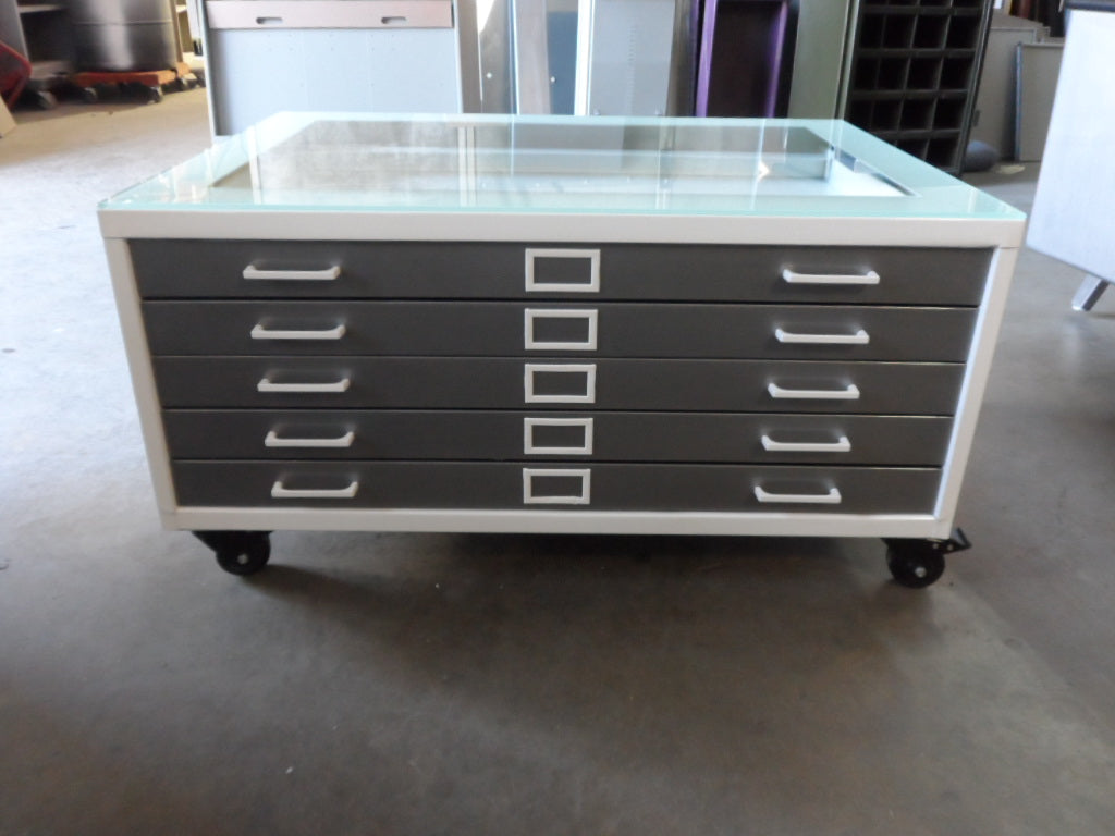 vintage flat file