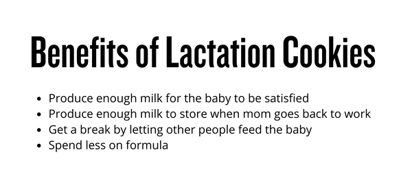Benefits of lactation cookies