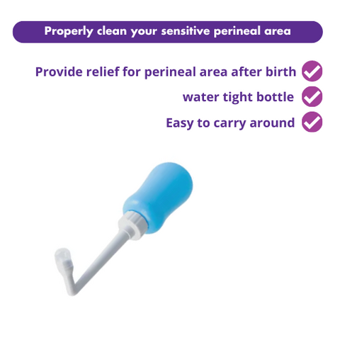 Using a Peri Bottle for Postpartum Pain