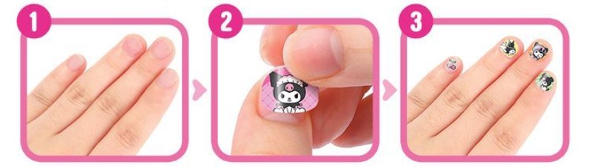 Kuromi Nail