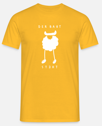 T-Shirt Bart steht