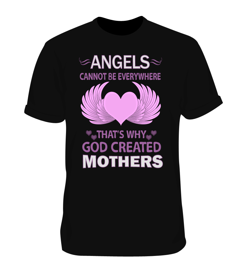 Mother Angel T Shirt Variant 1 – The Evergreen Cart