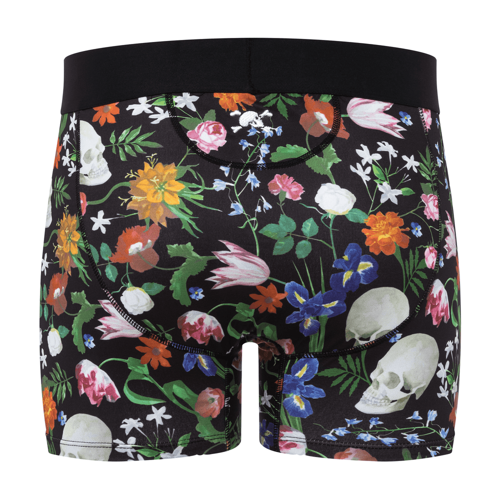 Mens Backless Floral Underwear - Peek-A-Boo Dutch Floral Brief