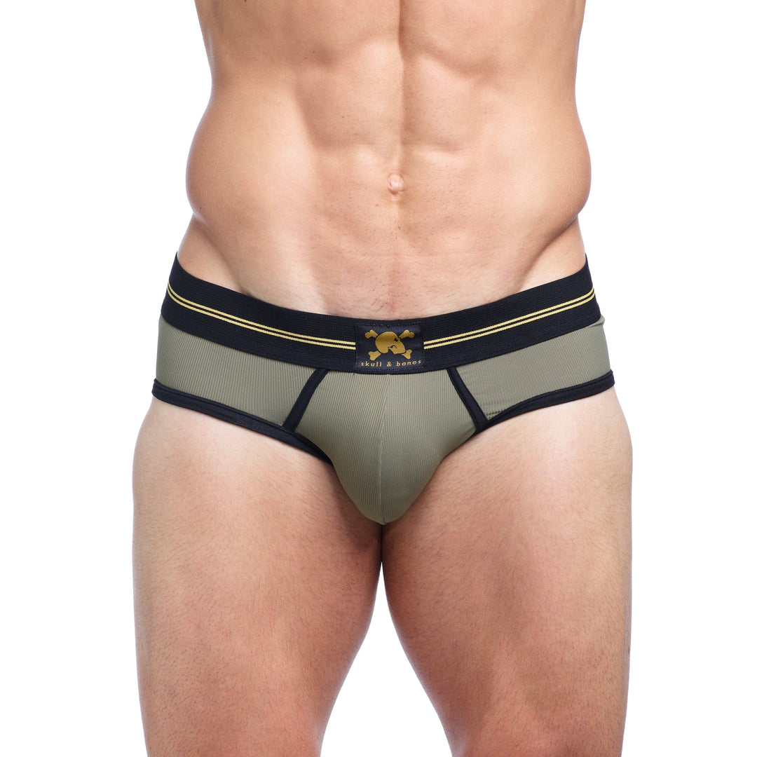 Performance Rib Underwear -Men's Brief – Skull and Bones