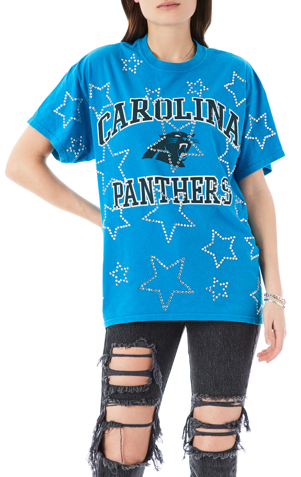 carolina panthers bling shirt