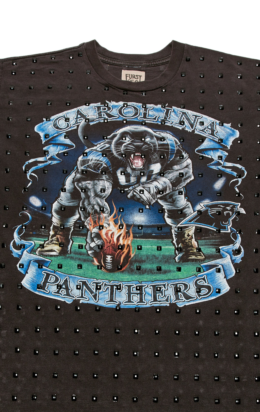 carolina panthers rhinestone shirt