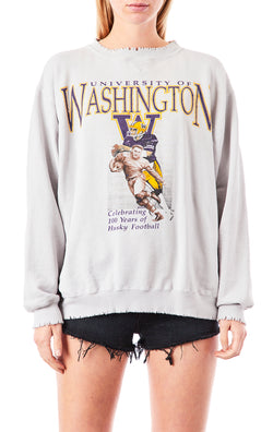 yellow university of washington sweatshirt