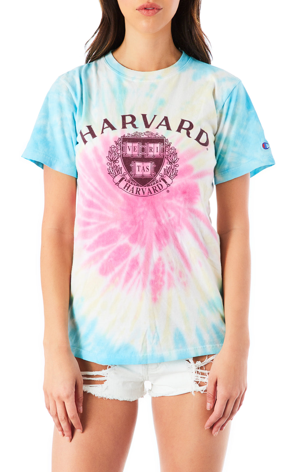 tie dye harvard sweatshirt