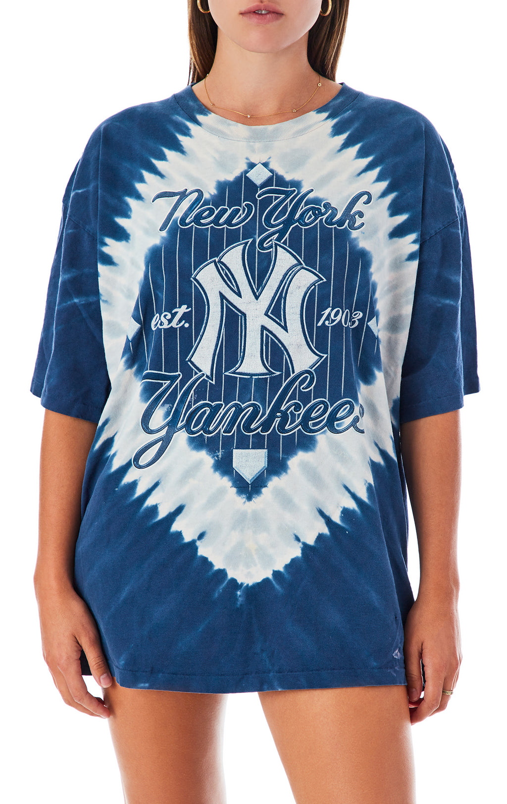 tie dye yankees shirt