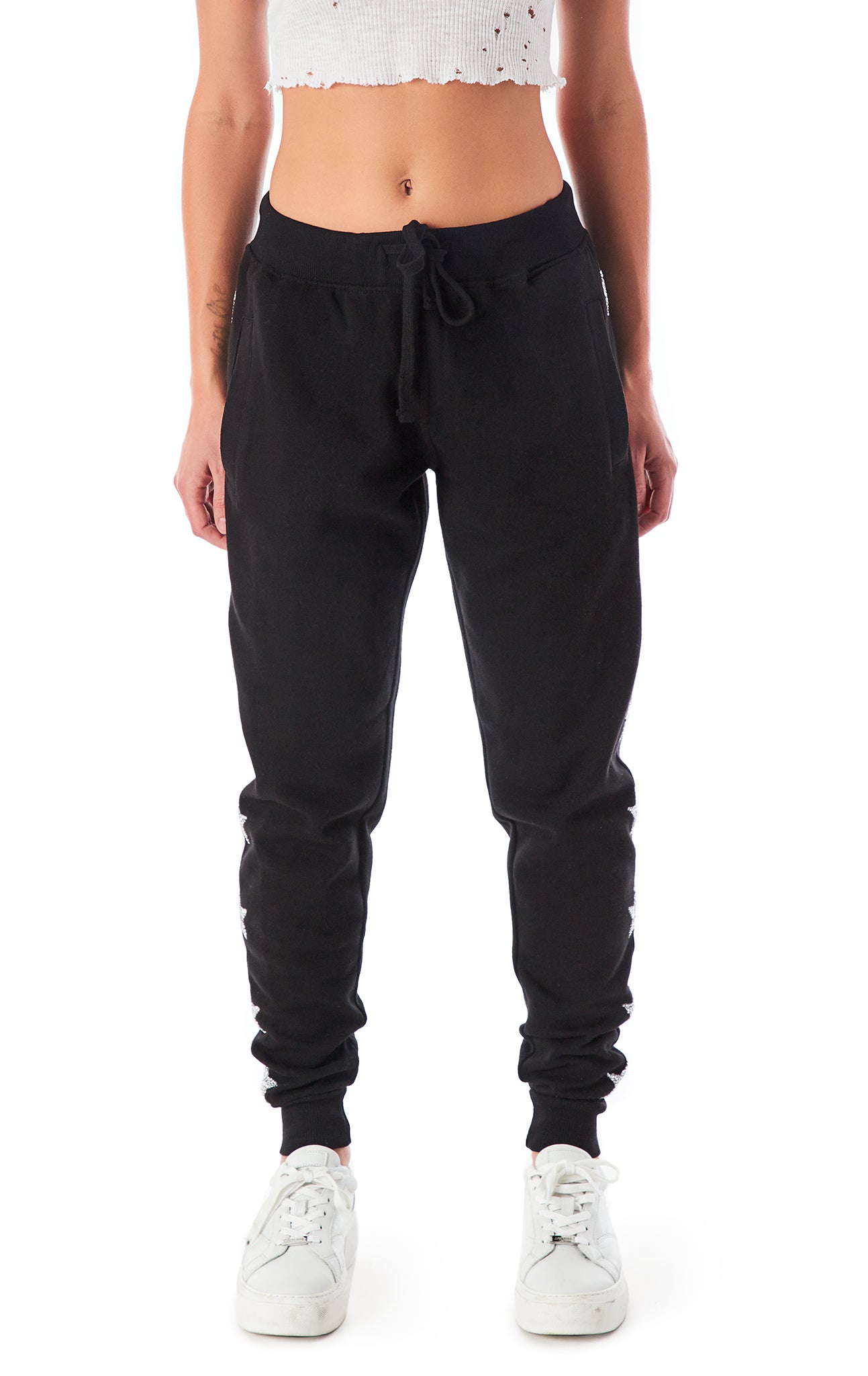 SILVER STAR PATCH SWEATPANTS – LF Stores