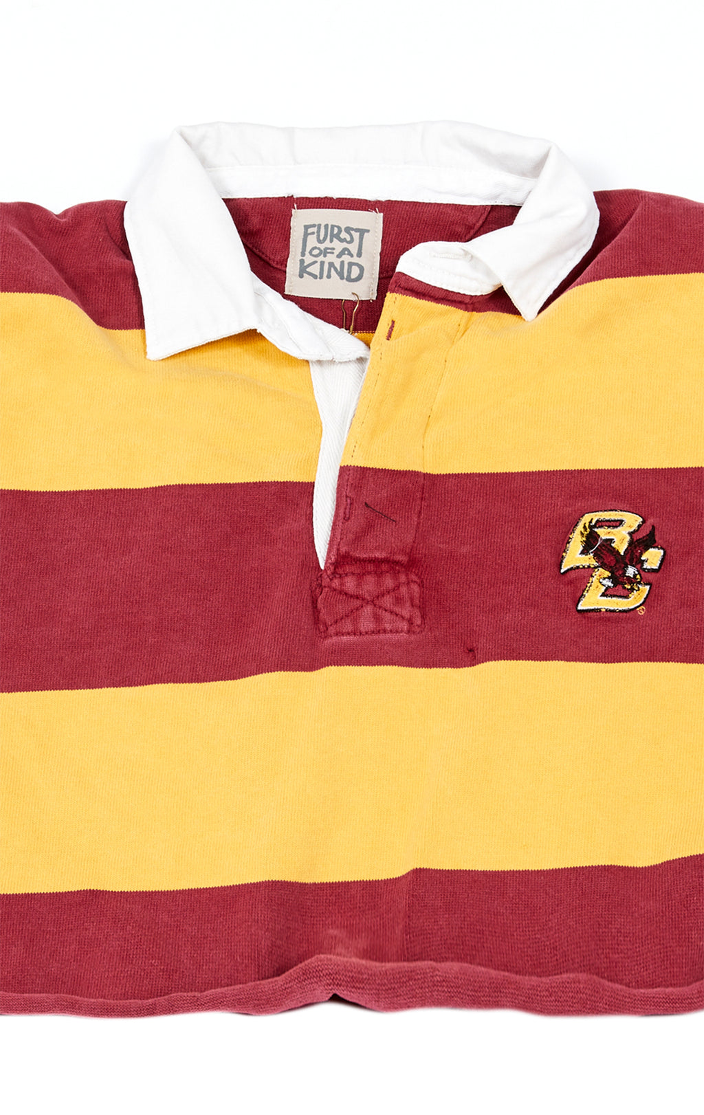 vintage polo crop rugby shirt