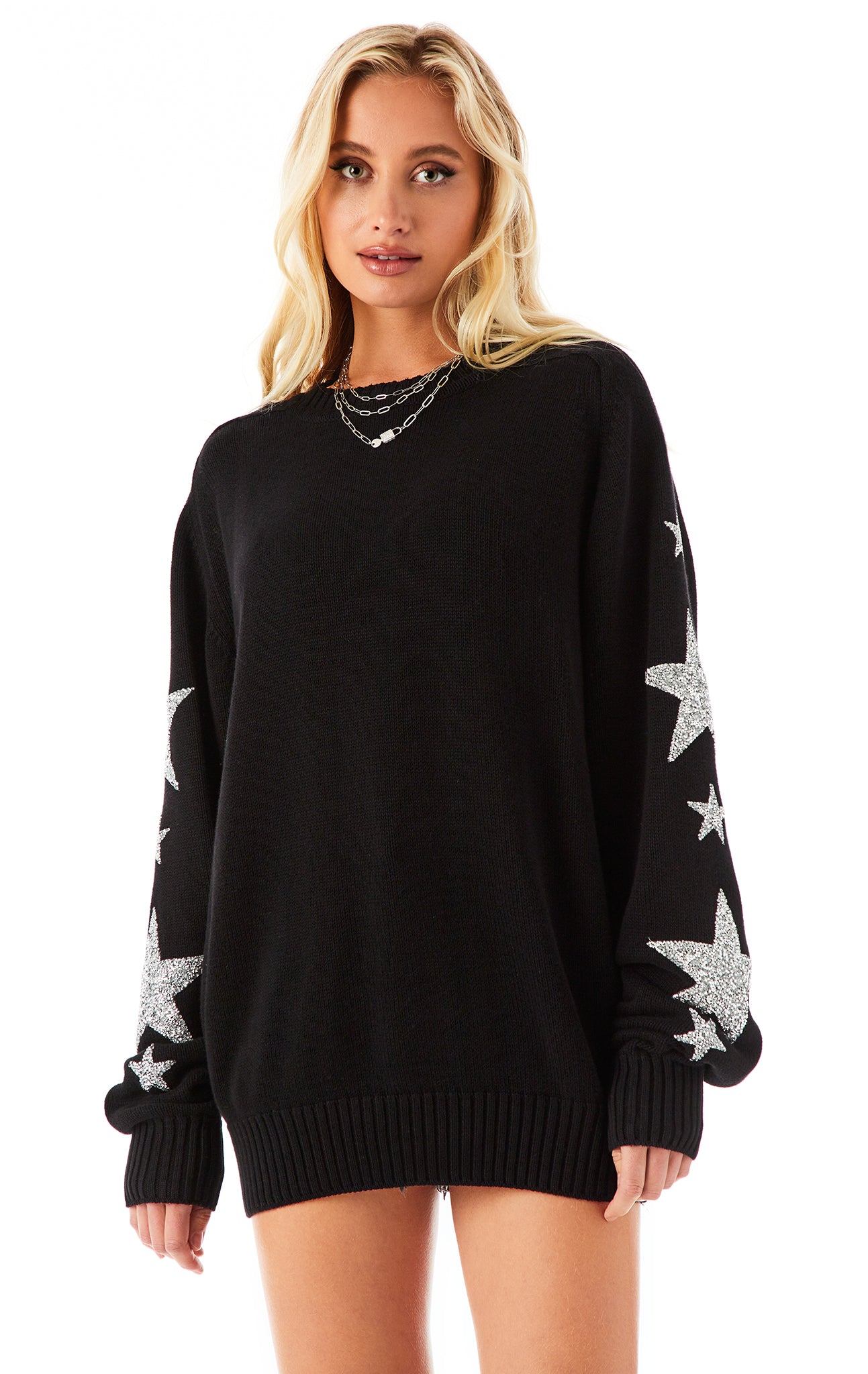 VINTAGE STAR PATCH SWEATER – LF Stores