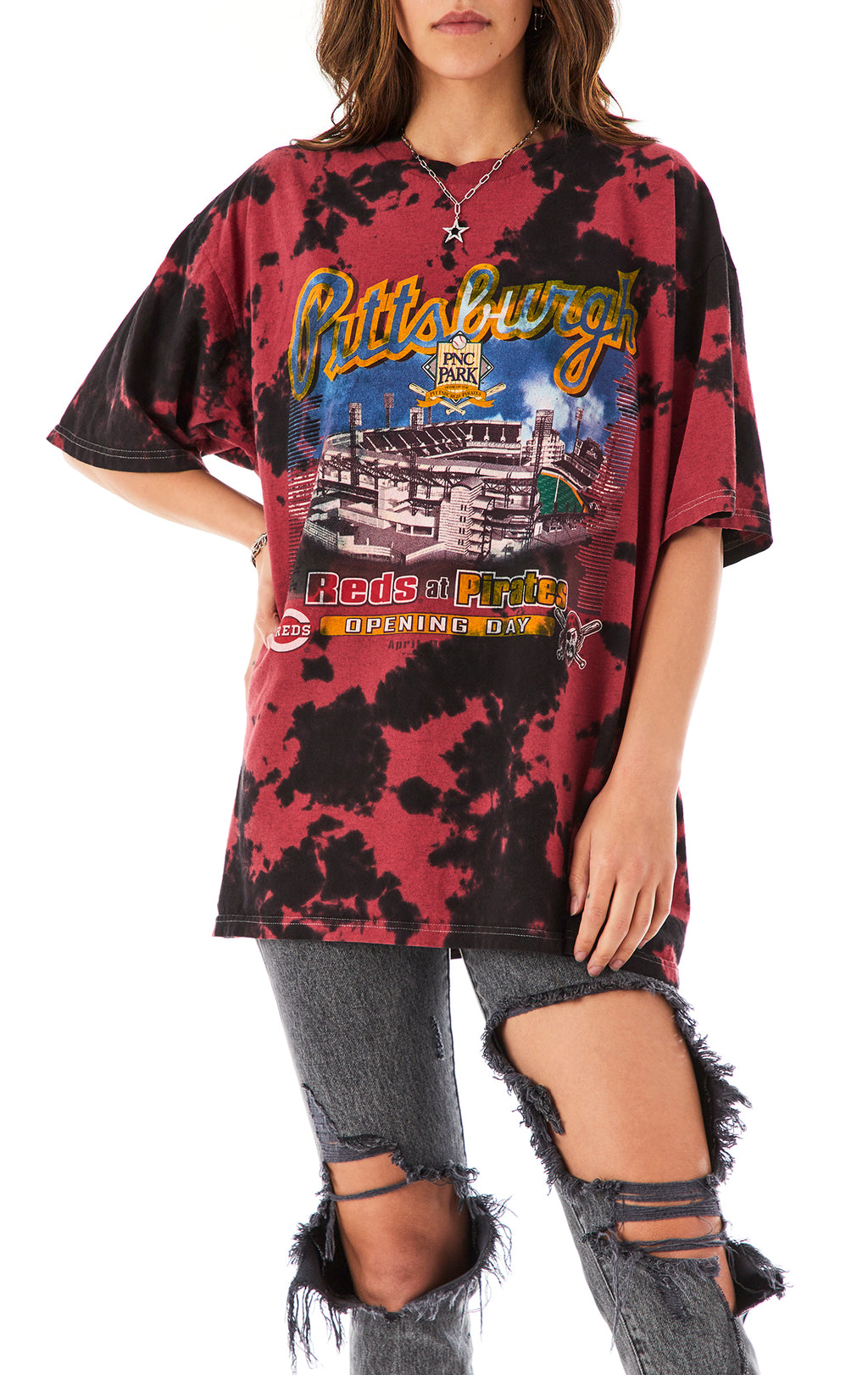 pittsburgh pirates tie dye shirt