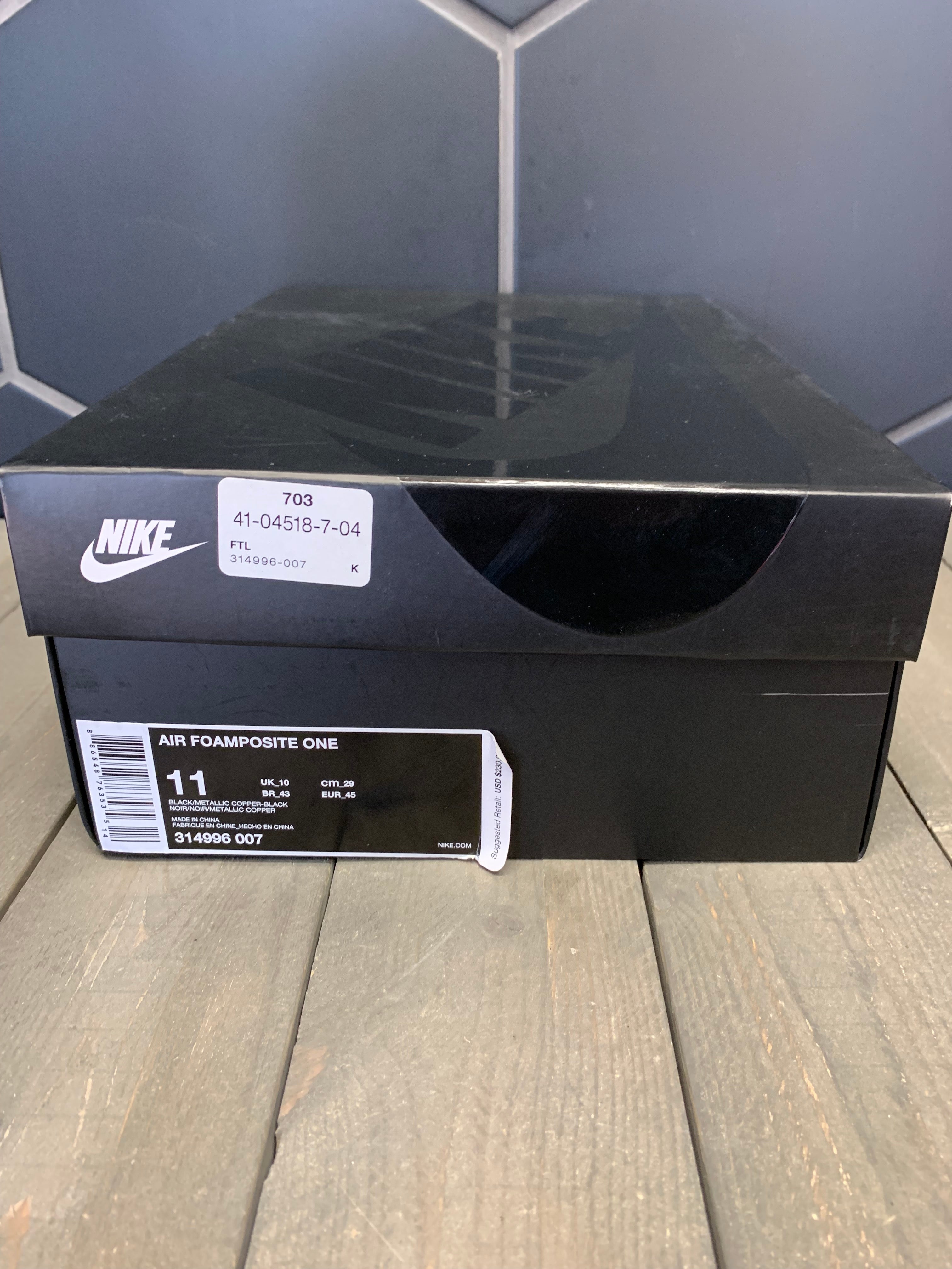 New W/ Box! 2017 Nike Air Foamposite 