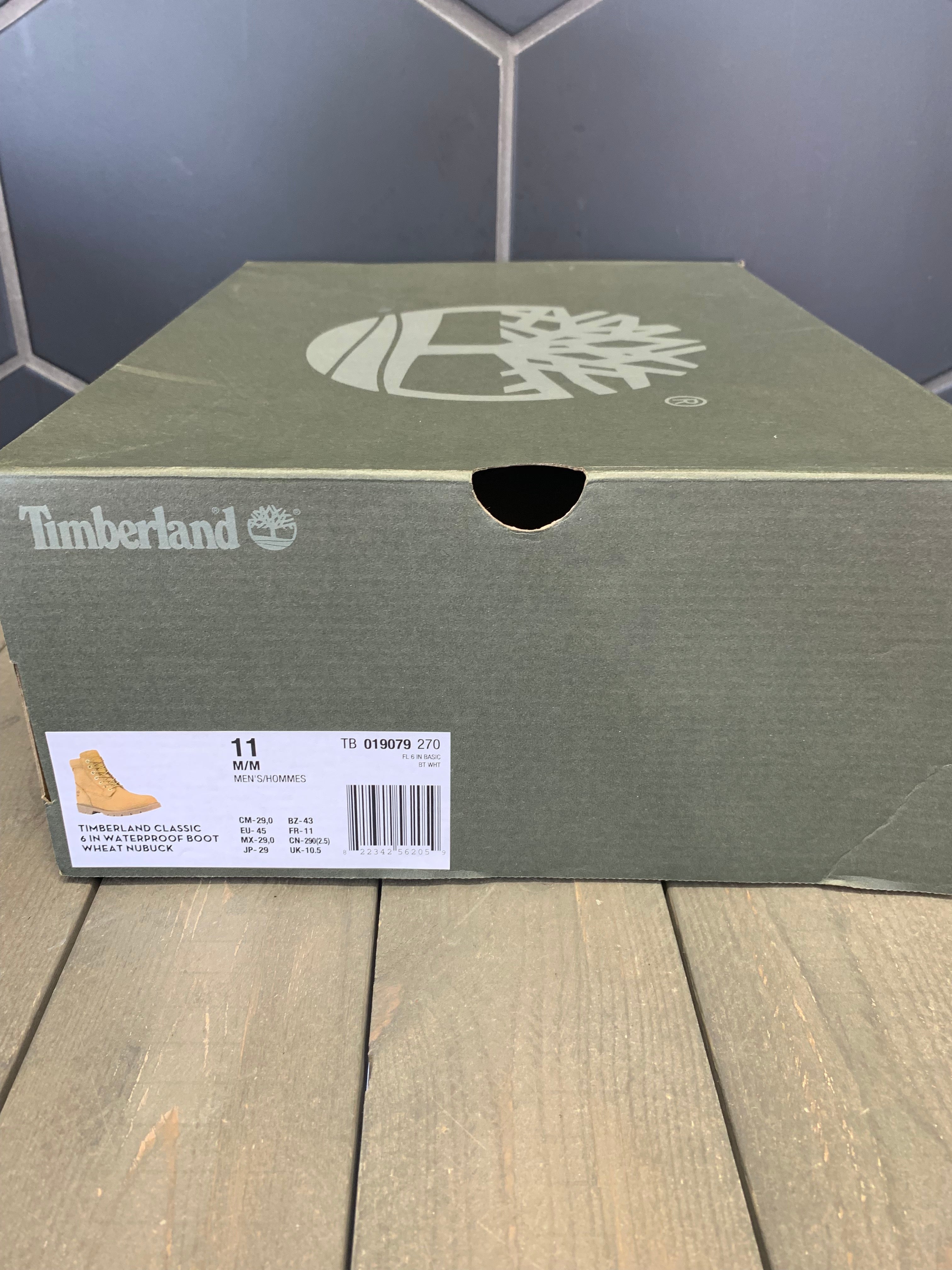 timberland 6 inch sizing