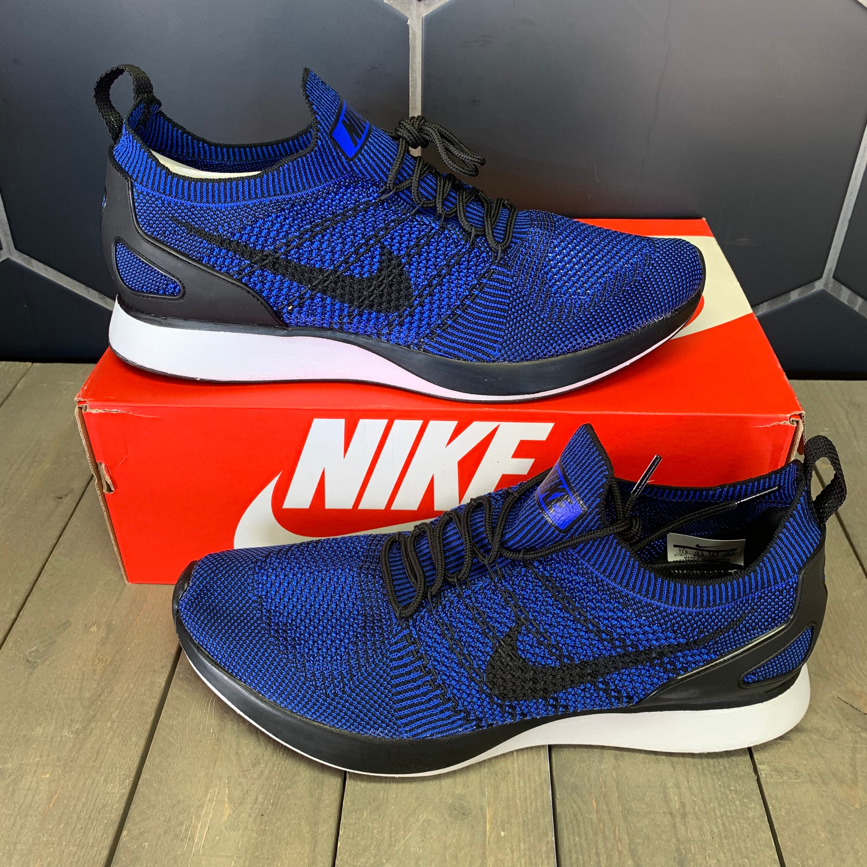 nike air zoom mariah flyknit racer blue