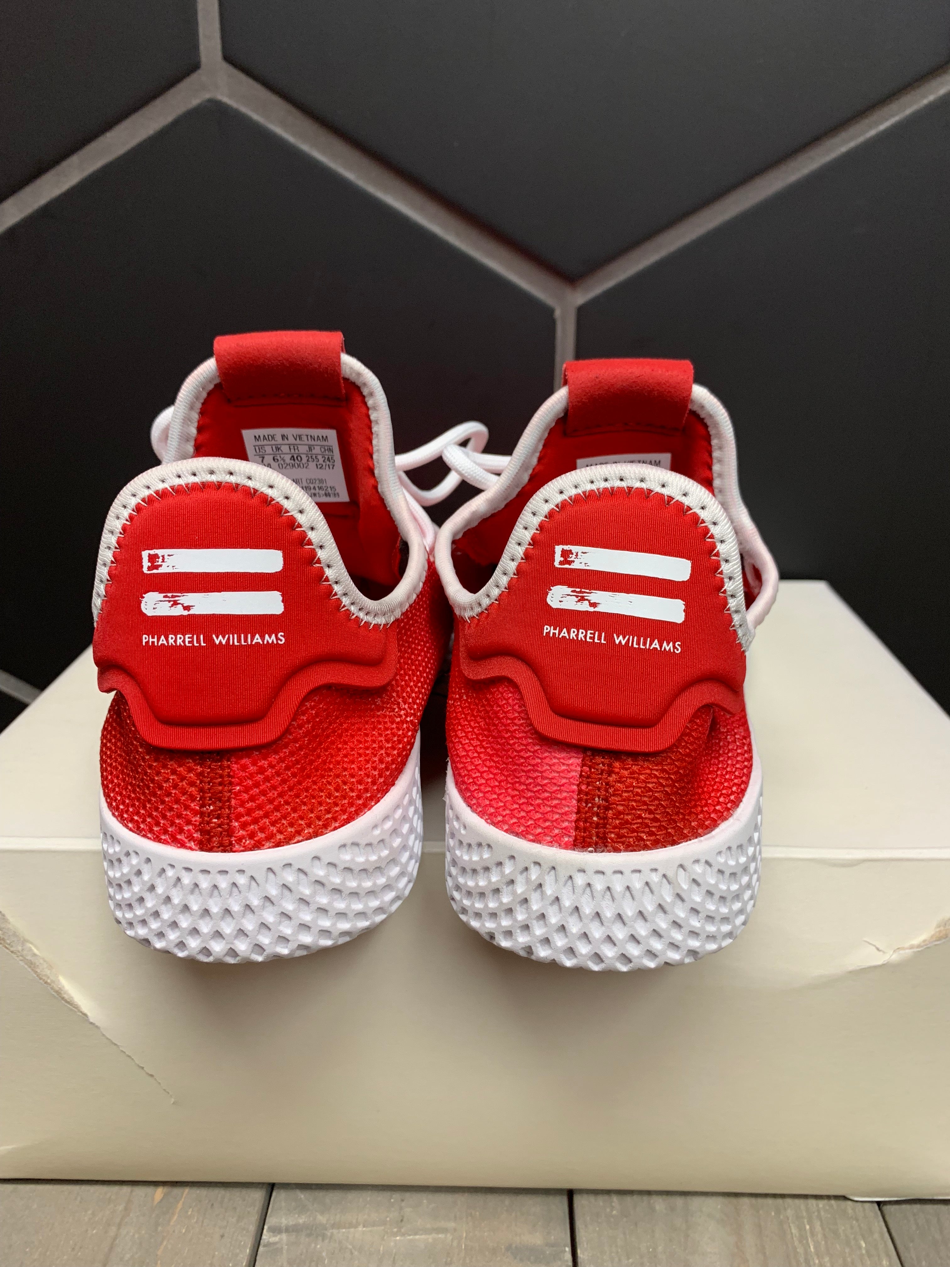 Adidas Pharrell Williams Human Race J Red White