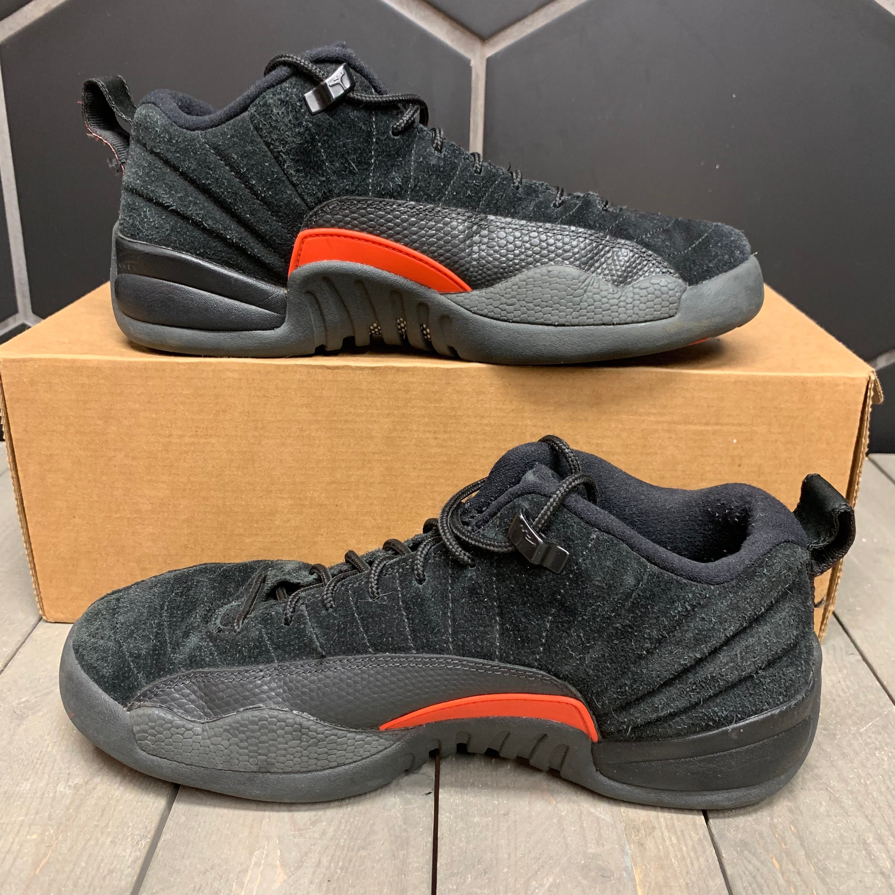 jordan 12 black and orange