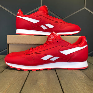 red and white reebok classics