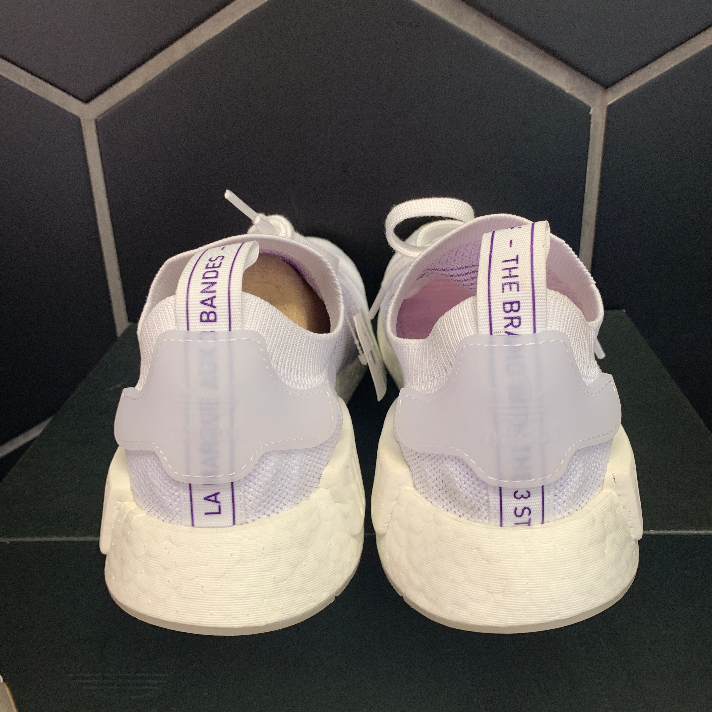 adidas nmd womens white and purple