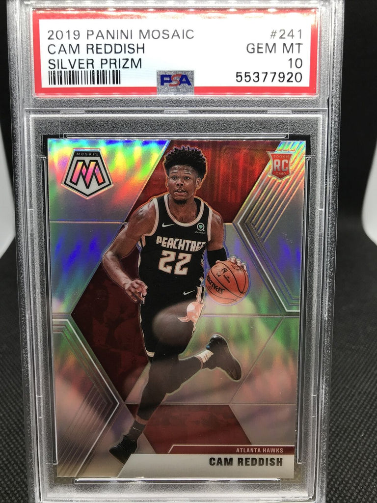 JA MORANT RC 2019-20 PANINI MOSAIC #219 SILVER PRIZM PSA 9 GRADED